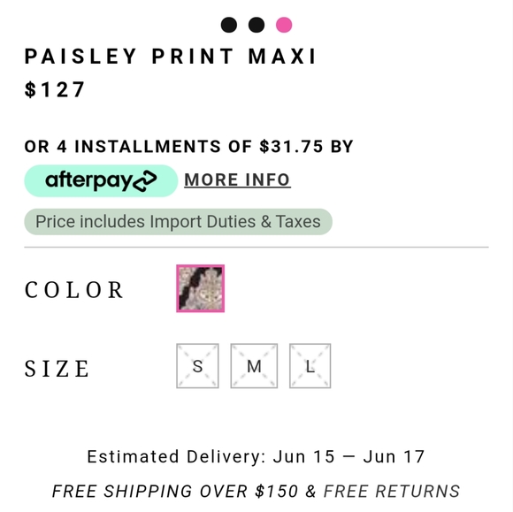 NWT En Creme Boho Flowy Paisley Print Maxi Dress With Spaghetti Straps - Picture 14 of 16